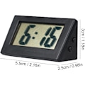 Miniatyrbild 3 av 5: Skrivbordsur, liten elektronisk klocka, batteridrivna digitala klockor, LED-display, mini tyst