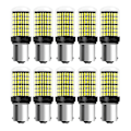 Pikkukuva 1 / 5: 10 kpl 3014 144smd Canbus 1157 Bay15d P21w 1156 Ba15s Bau15s Py21w T20 7440 7443 W21w Led-polttimot Auto