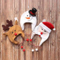 Miniatyrbild 4 av 5: Julklappar Söta Jultomteluvor Fest Jultomteluvor För Barn 2st-brun