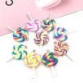 Pikkukuva 3 / 5: 32 kpl Gummy Resin Bear Charms -riipuksia, karkki -riipus, Lollipop Polymer Clay Charms