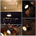 Miniatyrbillede 5 af 5: Led natlys sensor magnet roterende base krop induktion lampe til hjem trappe gang, wuzhou (hvidt lys)