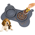 Miniatyrbillede 1 af 5: Langsom foderskål til hunde, langsom foderskål, anti-glutton skål til hundekat, fremmer sund spisning