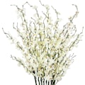 Miniatyrbillede 1 af 5: 10 stk. Kunstige orkidéer Blomster Silke Falske orkidéer Blomster i løs vægt Blomster Kunstige til bryllup Hjemmekontor Deko Hvid