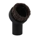 Svart dammsugarrundborste sug 32mm innerdiameter 25mm längd