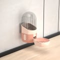 Miniatyrbild 1 av 8: 1000ml Hängande Vattendispenser för Husdjursbur, Automatisk Vattenfontän för Katter och Hundar, Dricksfontän, Drickskål, Rosa