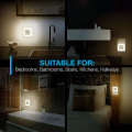 Miniatyrbilde 4 av 4: Nattlys Plug-in [6-pakning] Smart Dusk To Dawn Sensor, Automatiske nattlys, Varm hvit