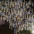 Pikkukuva 4 / 5: Ulkoilukoriste 8 LED-meteorivalot laastarivalaistusprojekti baari piha joulujärjestely minä