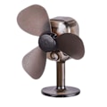 Miniatyrbillede 1 af 4: Vinddrevet lysende lille ventilator styling til motocross ornamenter dele sort