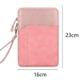 Miniatyrbilde 2 av 5: 8-tommers nettbrett-etui kompatibelt med Samsung Ipad nettbrett lærveske fôrpose anti-fall beskyttende deksel（Rosa-8 tommer）