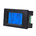 Miniatyrbild 4 av 5: LCD-display digital multimeter, amperemätare, voltmeter, ström, spänning, effekt, energi