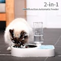 Miniatyrbilde 2 av 5: 2 i 1 rustfritt stål hundematbolle vanndispenser 500 ml miljøvennlig avtakbar fôring