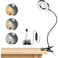 Miniatyrbillede 1 af 5: 2023 - 48 LED-klemmelampe 360 fleksibel klemmelampe 3 lystilstande og 10 lysstyrkeniveauer