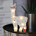 Miniatyrbillede 5 af 5: Alpaca-legetøj LED-natbelysning Børnevægdekoration til hylde Stue, soveværelse, hjemmegav Llama-lampe (batteridrevet)