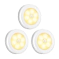 Miniatyrbillede 2 af 5: Rund Smart LED Natlampe Skab Seng Soveværelse Garderobe Skab Belysning Magnetisk Induktion Lampe uden Batteri
