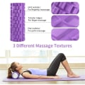 Miniatyrbilde 3 av 4: Fascia Roller Set 5 i 1, Skumrulle Massasjerulle Med Håndtak, Treningsbånd, Massasjeballer For Fascia Trening Av Muskler