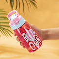 Pikkukuva 2 / 4: Lasten läpinäkyvä muovinen vuototiivis vesipullo Protable Cartoon Sippy