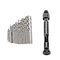 Miniatyrbillede 1 af 4: 4 stk. 100 mm S2 legeringsstål 1/4 \" sekskant skaft 3 mm-6 mm magnetiske slids skruetrækker bits