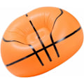 Miniatyrbild 1 av 5: Uppblåsbar soffa uppblåsbar flockning lat soffa bönpåse basketdesign uppblåsbar stol sportboll luftblåsare strandstol utomhus inomhusbruk