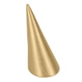 Miniatyrbillede 5 af 5: Ringholder i kegleform til smykker - Ringdisplayholder til forlovelses- eller vielsesringe - Guld