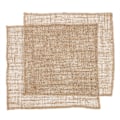 Miniatyrbillede 1 af 3: 2 stk. linnedugsplacering til spisebord, førsteklasses linnedsplacering, holdbar linnedsplacering（21X21X0.5CM，1）