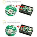 Miniatyrbillede 5 af 5: Amp Volt Meter Digital Voltmeter Ammeter Spænding Strøm Detektor Multimeter（100A）