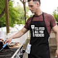 Miniatyrbild 3 av 5: Piao 3 fickor justerbar haklappsförkläde tjockare version vattentät med extra långa band matlagningsköksförkläden för grillning, ritning, kvinnor män, kockbrun