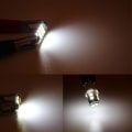 Miniatyrbild 5 av 5: Auspicious - 20 st bilar inre LED-lampor T10 vitt ljus 12v 6000k-8000k lampa för inre belysning kupé skyltbelysning (vit)