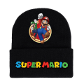 Pikkukuva 1 / 2: Miesten ja naisten Mario Bros -aiheinen neulottu pipohattu, lämmin ja tyylikäs talvihattu（E）