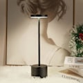 Miniatyrbillede 1 af 5: Sunrain trådløse bordlamper, Hapfish 8000mah genopladelig LED-bordlampe med fjernbetjening, 3 farvetilstande, moderne batteridrevne lamper til soveværelse