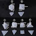 Miniatyrbilde 2 av 2: Terning Resin Former, 6 Former Silikon Terning Vedhæng Resin Støbeform, 3D Resin