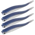 Miniatyrbilde 3 av 5: AR59 4PCS Gaffel Lang Hale Fiske Myk Kunstig Agns 115mm 7g Spraymalt Lures Tackle#4 Blå Rygg
