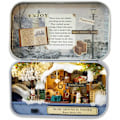 Miniatyrbild 1 av 5: Bygg en miniatyr av One Piece Tiny House för vuxna, DIY-byggsats för miniatyrhus i låda, DIY-hantverksgåva för kvinnor (Winter Roaming) - 14,3 8,4 2,6 cm