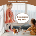 Miniatyrbild 5 av 5: Leksakspupp Electronic Interaktiv Plysch Leksakshund För 2-8 Åriga Pojkar Flickor, Leksakshund För Barn 3-7 År Gammal Pojke Flicka Födelsedagspresent För 3-7 År Gammal B St. Bernard