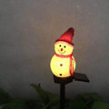 Miniatyrbilde 2 av 5: 2 LED Solar Snømann Lys Hagedekorasjon Julebelysning Hagebelysning Solcellelampe for