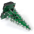 Miniatyrbild 2 av 5: Led Julgransats, 3d Färgglad Julgran Led Flash Krets Elektronisk Diy Fest Julgåva Med Modul Elektroniskt Lärkit (tri-colo