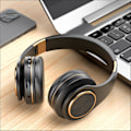 Pikkukuva 5 / 5: Bluetooth-langattomat stereokuulokkeet korvan päälle, älykäs melunvaimennus, 60 tunnin työaika, subwoofer, taittuva (A)
