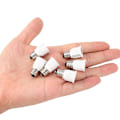 Miniatyrbild 3 av 5: 18-pack E12 till E14 vit LED-lamphållare lampadapteruttag konverter av hög kvalitet - meini