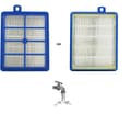 Miniatyrbilde 5 av 5: Filter til støvsuger, reservedeler til Electrolux, vaskbar (1 stk., blå)