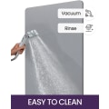 Pikkukuva 4 / 5: Superabsorbentti nopeasti kuivuva kylpyhuonematto, liukumaton Nappa-nahkainen alue matto suihkuun, pesualtaaseen, ammeeseen ja keittiön lattiaan, 16\"x24\" vaaleanharmaa