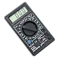Miniatyrbild 5 av 5: Professionell Dt832 Digital Multimeter Lcd För Dc Ac Voltmeter Ammeter Ohm Tester（Svart）