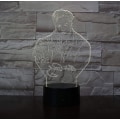Miniatyrbillede 1 af 5: Elvis Aaron Presley Skrivebordslampe The King Of Rock And Roll Led Nattelys