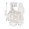 Miniatyrbillede 6 af 6: Smoby Cuisine Bon Appetit - 23 tilbehør - Lydeffekter (elektroniske kogeplader) fra 3 år Grå, hvid, beige