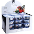 Miniatyrbild 2 av 2: Utmärkt husgeråd 024000670 3-delad förvaringslåda med klämlock, blå/klar Blå/transparent