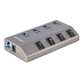 Pikkukuva 1 / 3: USB-hubi - Startech - 5G4AIBS-USB-HUB-EU - 4 porttia - USB 3.2 Gen 1 - Liitä ja käytä