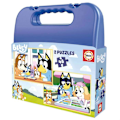 Miniatyrbild 1 av 3: Bluey Suitcase 2 Pussel 48 bitar