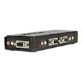 Pikkukuva 1 / 3: STARTECH 4-porttinen USB VGA KVM -kytkin kaapeleilla - Näppäimistön hiiri -näytön kytkinsarja - musta