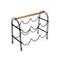 Pikkukuva 1 / 2: Versa pulloteline, metalli puuteräs (14 x 27,5 x 32,7 cm)