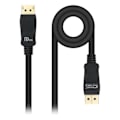Pikkukuva 2 / 4: DisplayPort-kaapeli NANOCABLE HDR 8K Ultra HD Musta - - - NANOCABLE