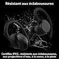 Pikkukuva 4 / 6: T'nB - Langattomat kuulokkeet, Bluetooth-urheilukuulokkeet, in-ear, kosketusohjaus, 30 tunnin akunkesto, integroitu mikrofoni - musta