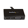 Pikkukuva 2 / 3: Ääni/videomuunnin - STARTECH.COM - 2-in-1 - DisplayPort HDMI/VGA - Musta